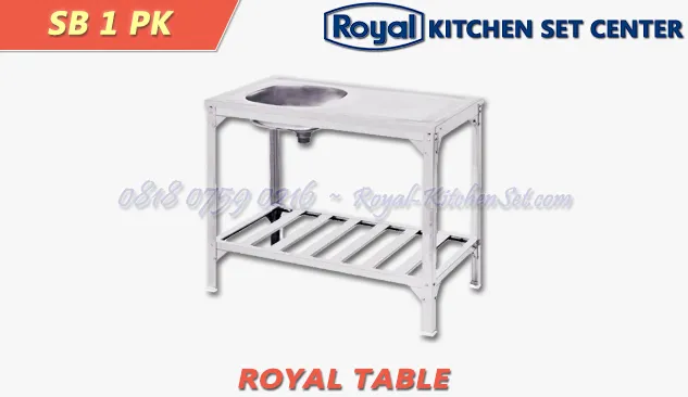 ROYAL TROLLEY AND TABLE ROYAL TABLE 01 (SB 1 PK) 1 produk_royal_kitchen_set_table_01